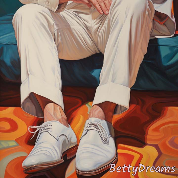 dreaming of white shoes