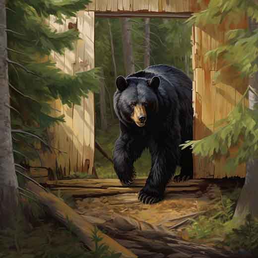 dreams about bears trying to get in house