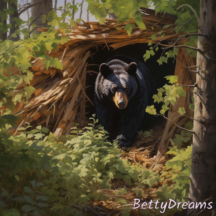 dreams about bears trying to get in house 