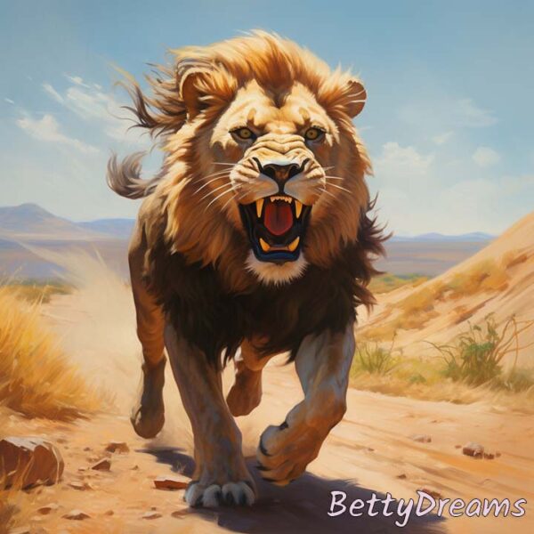 Escaping From Lion In Dream - 10 Meanings (by Betty)