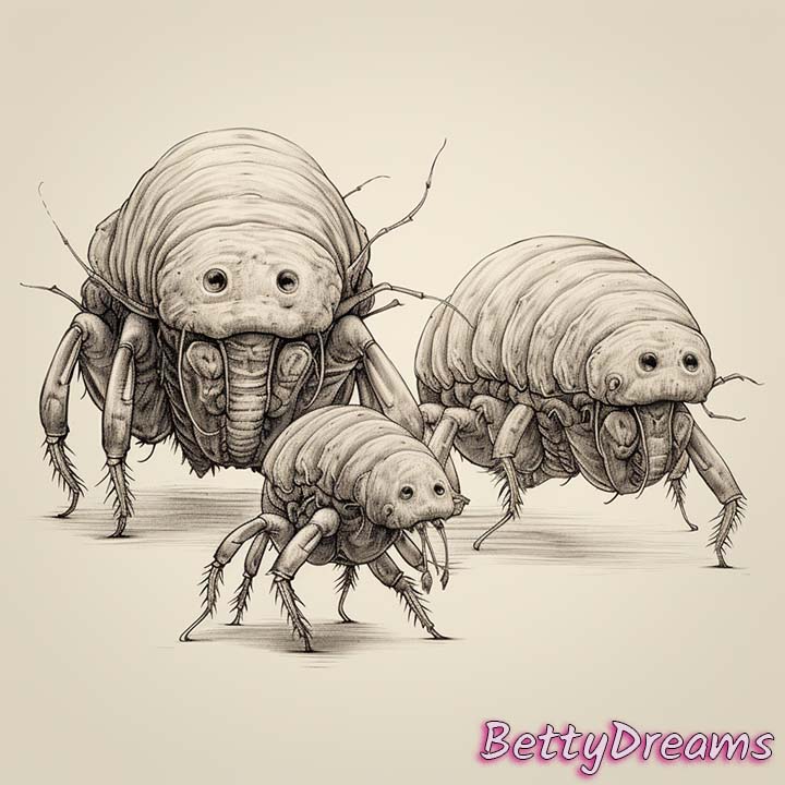 fleas jumping