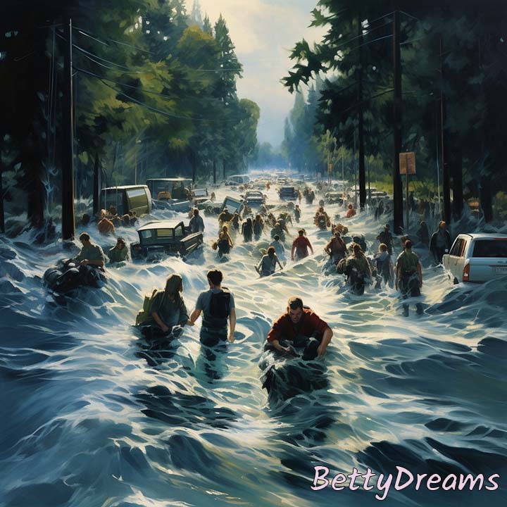 flooded road