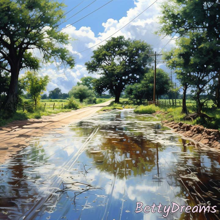 flooded road dream
