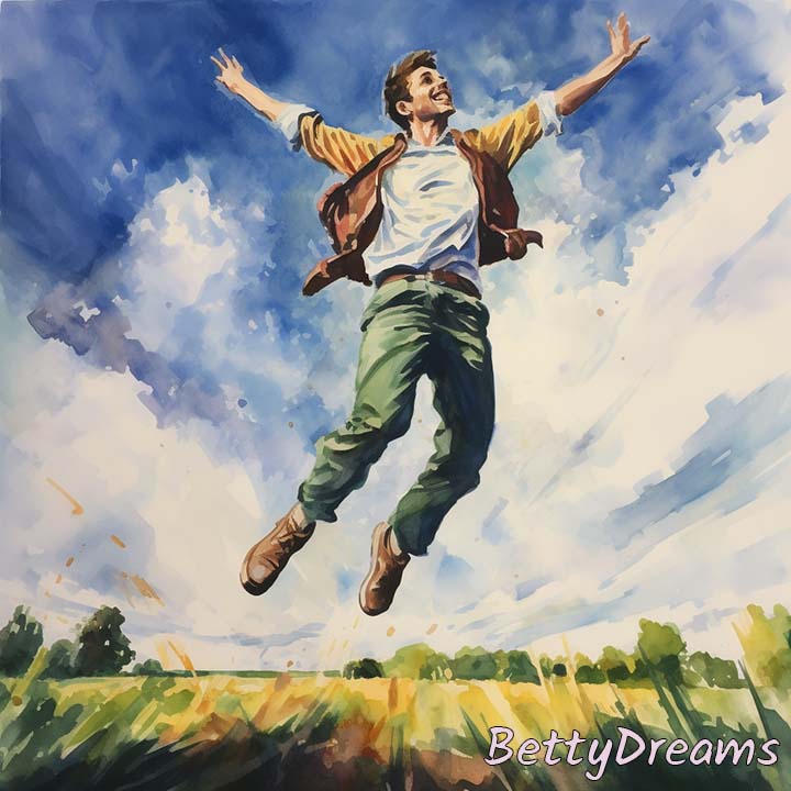 person flying