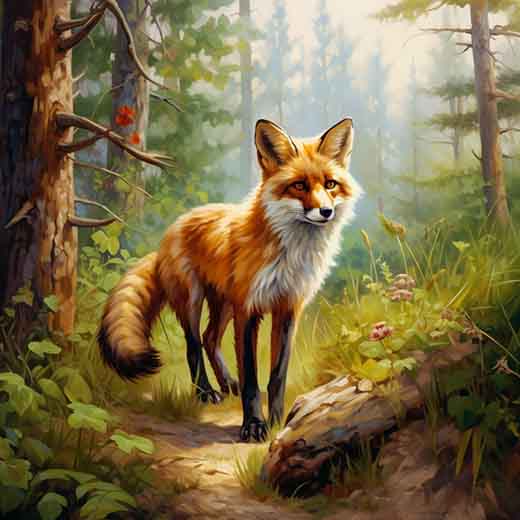friendly fox in dream