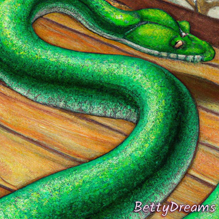 green snake dream meaning 