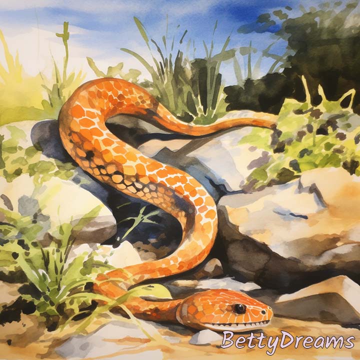 orange snake