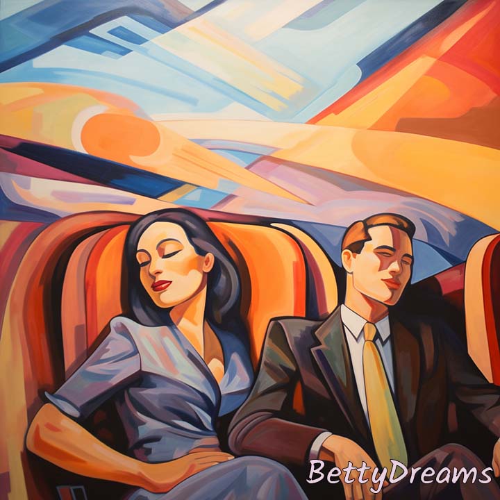 passenger in an airplane