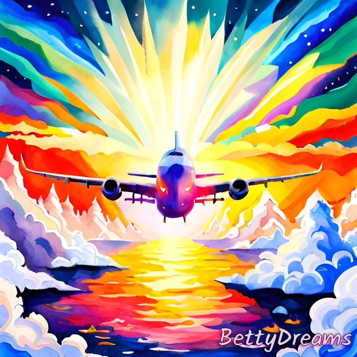 plane in the sky