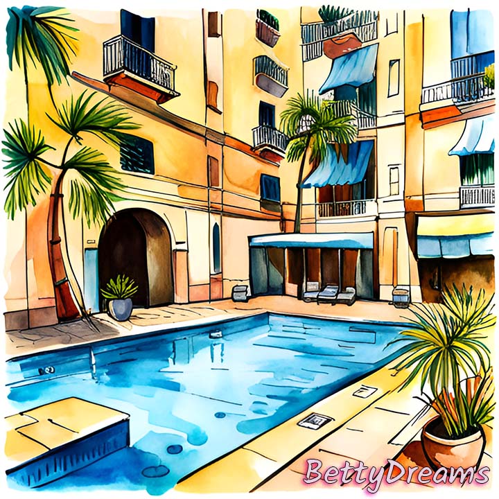 pool at hotel