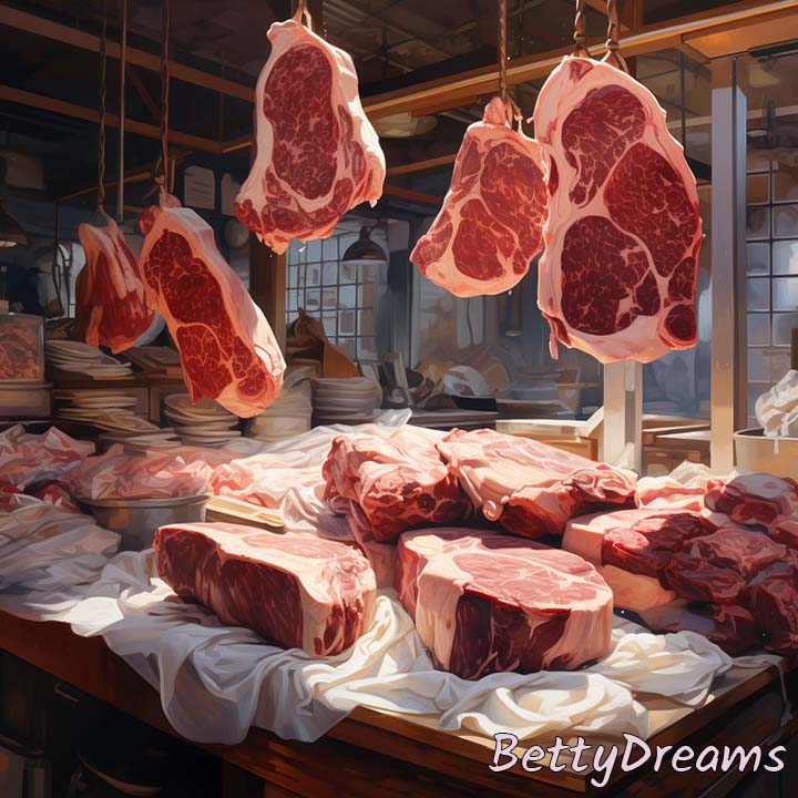 raw meat 
