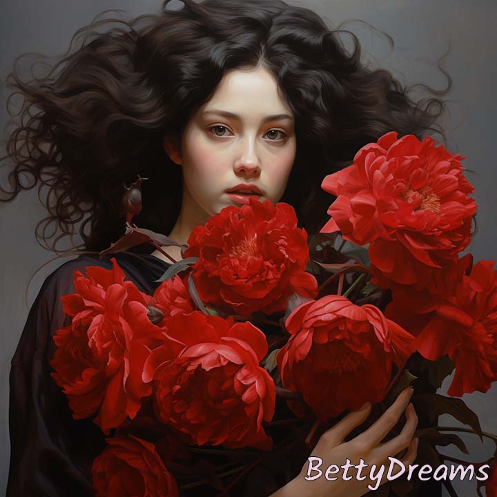 red flowers