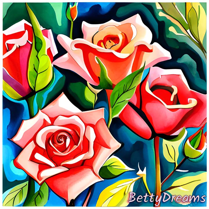red roses