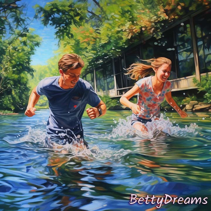 river swimming