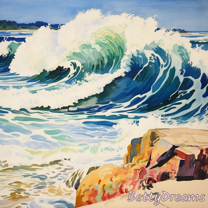 sea shore waves