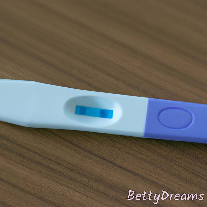 seeing a positive pregnancy test in dream