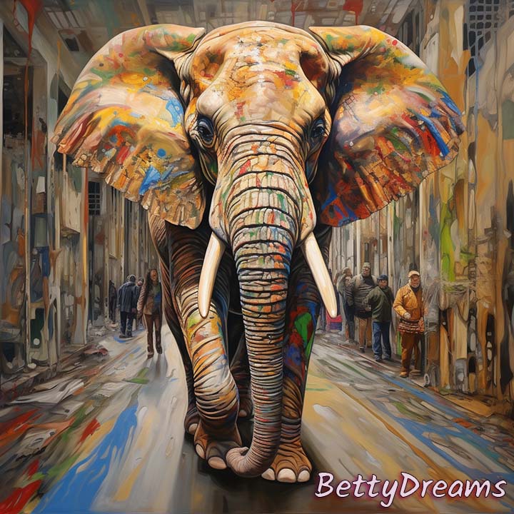 seeing an elephant in a dream