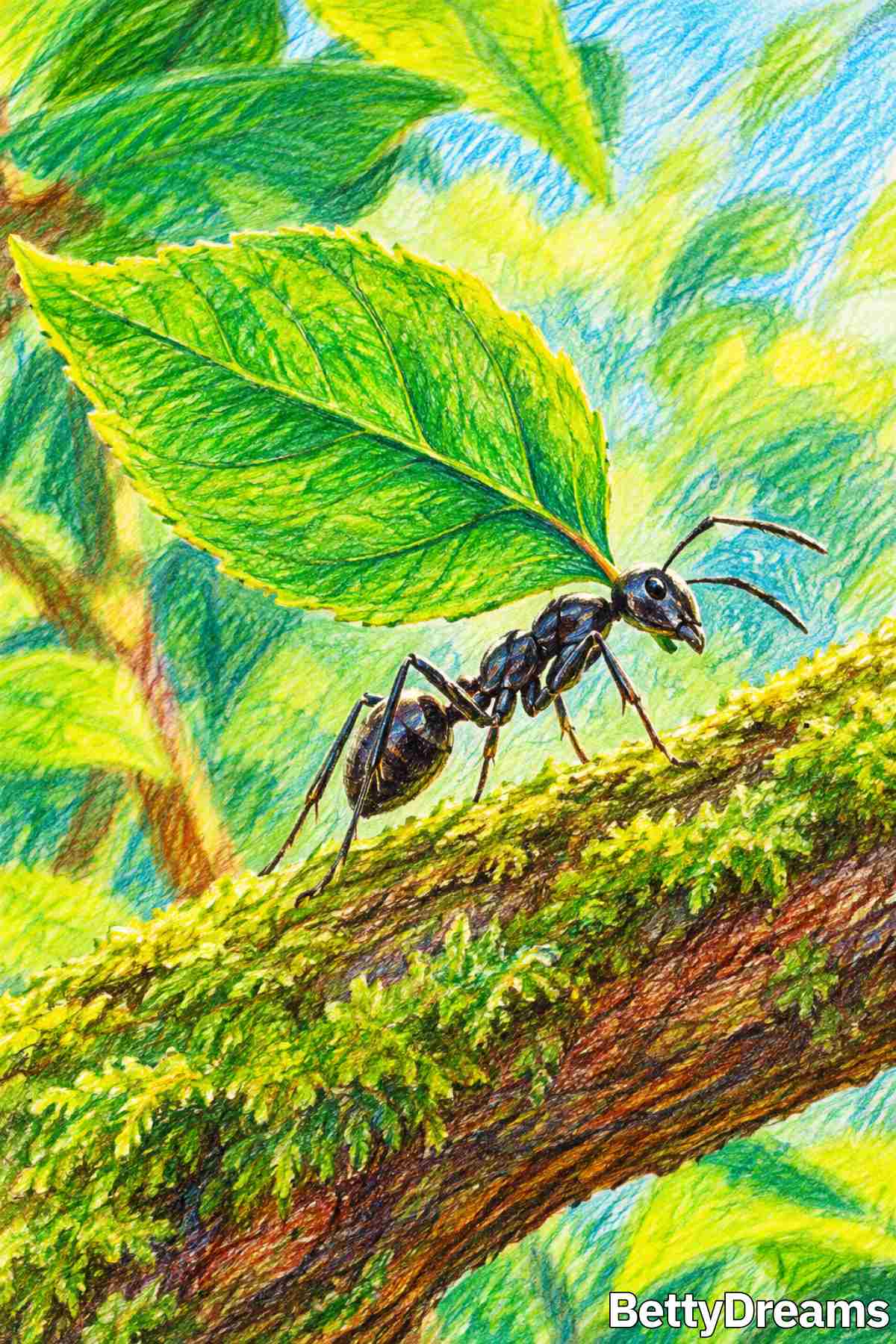 having a dream about black ants