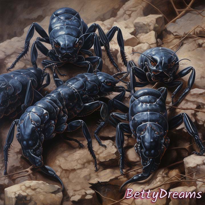 seeing black scorpion in dream