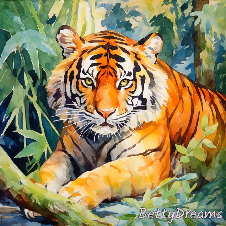 seeing orange tiger in dream
