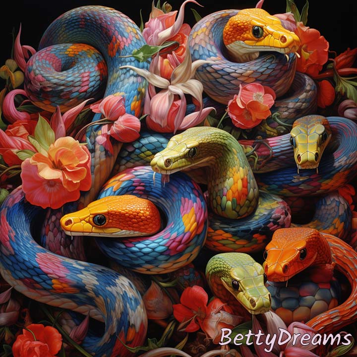 seeing small snakes  in dream