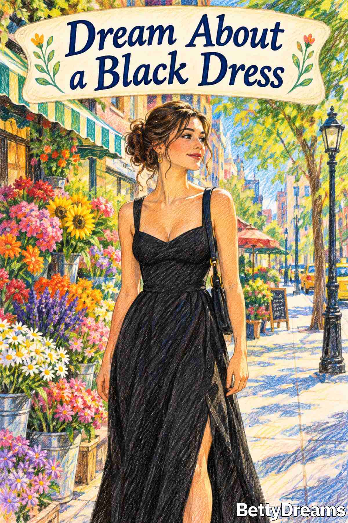 dream about a person dressed in black
