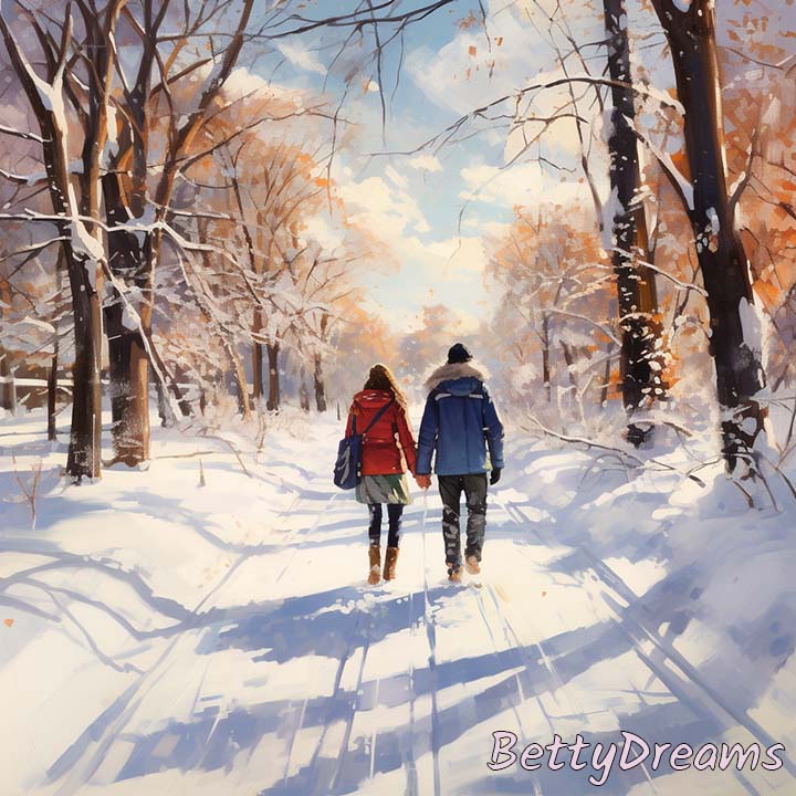 snow walking