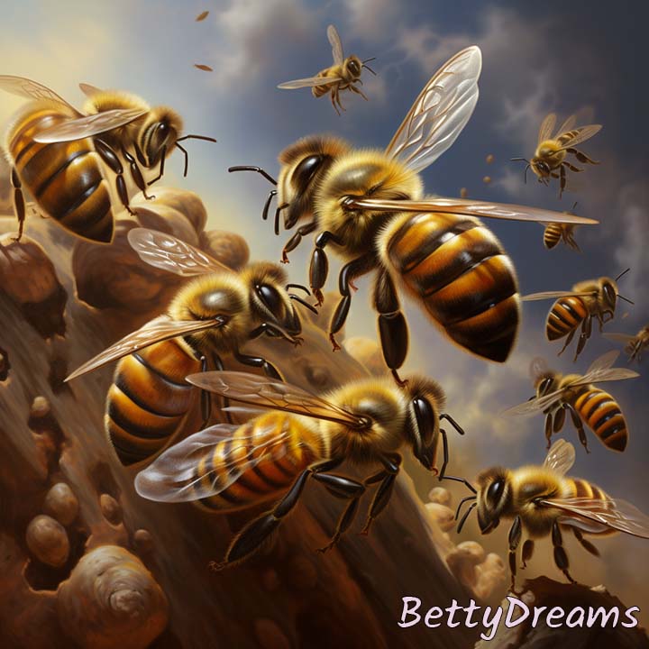 spiritual meaning of a bee flying around you