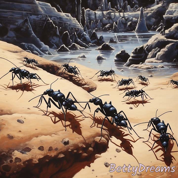 spiritual meaning of a black ant
