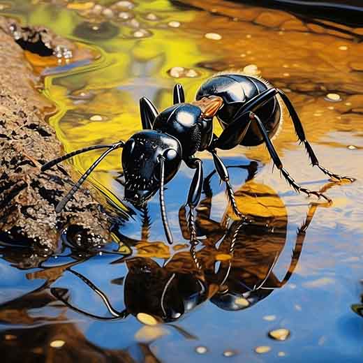 spiritual meaning of black ants