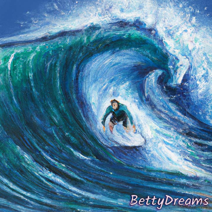 surfing in dream