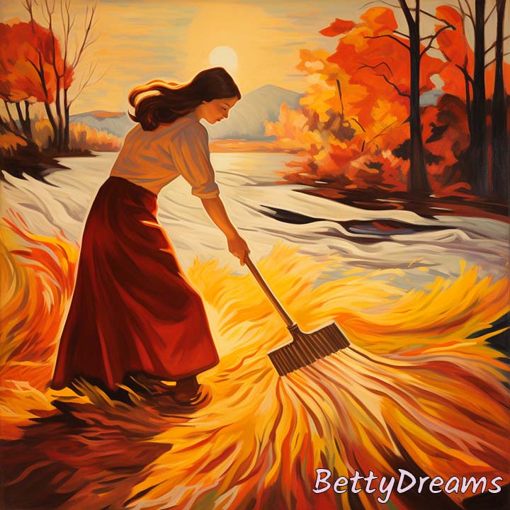 sweeping in dream