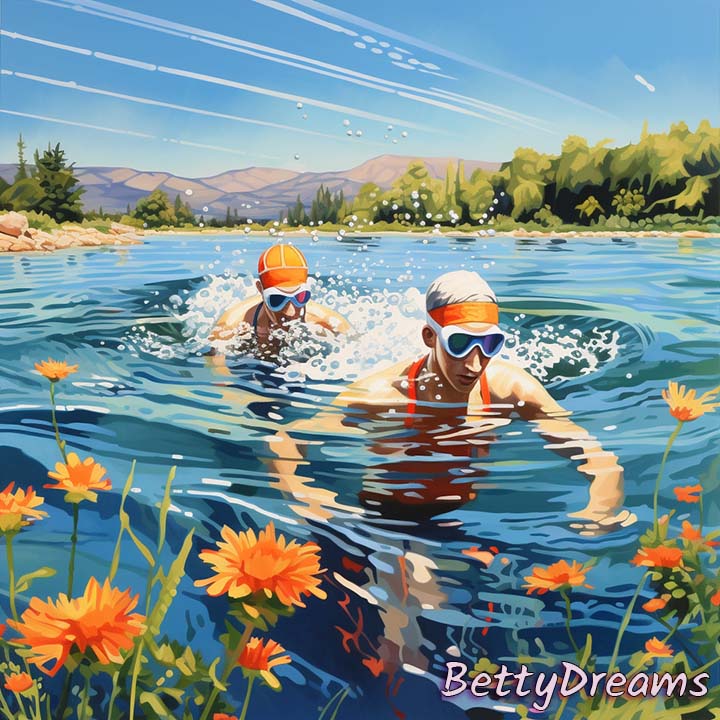 swim in the river