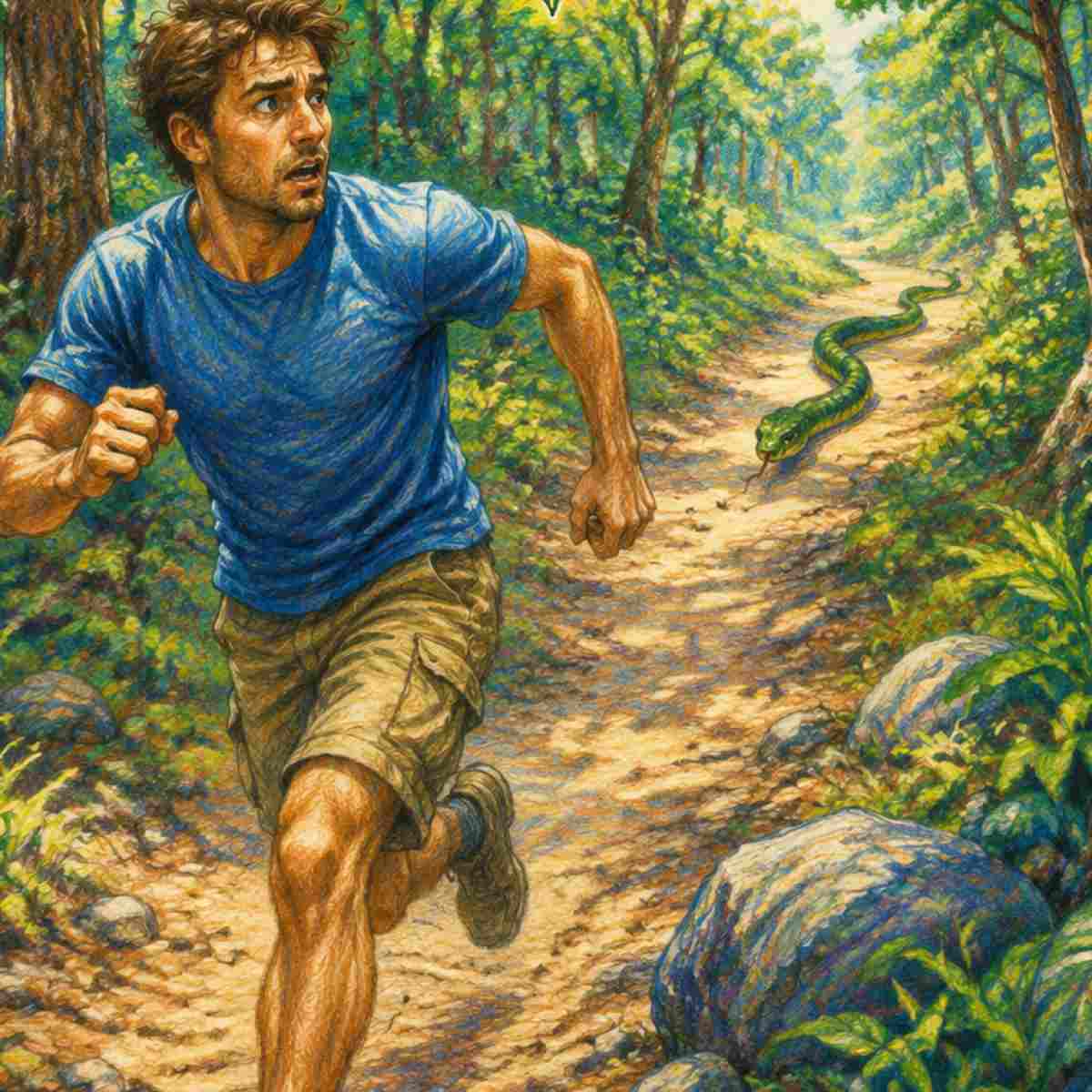 Being Chased by a Snake in a Dream