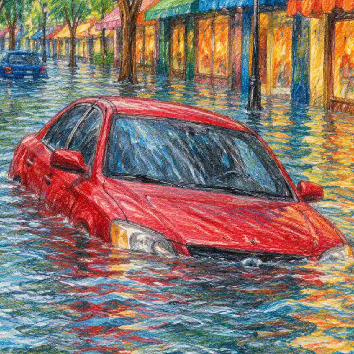 Dream About Car Sinking in Water