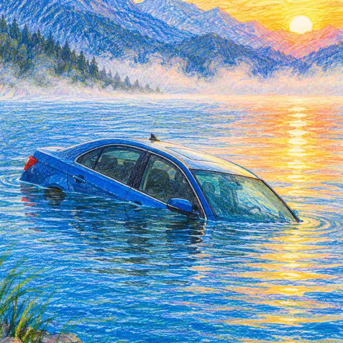 Dream About Escaping a Sinking Car