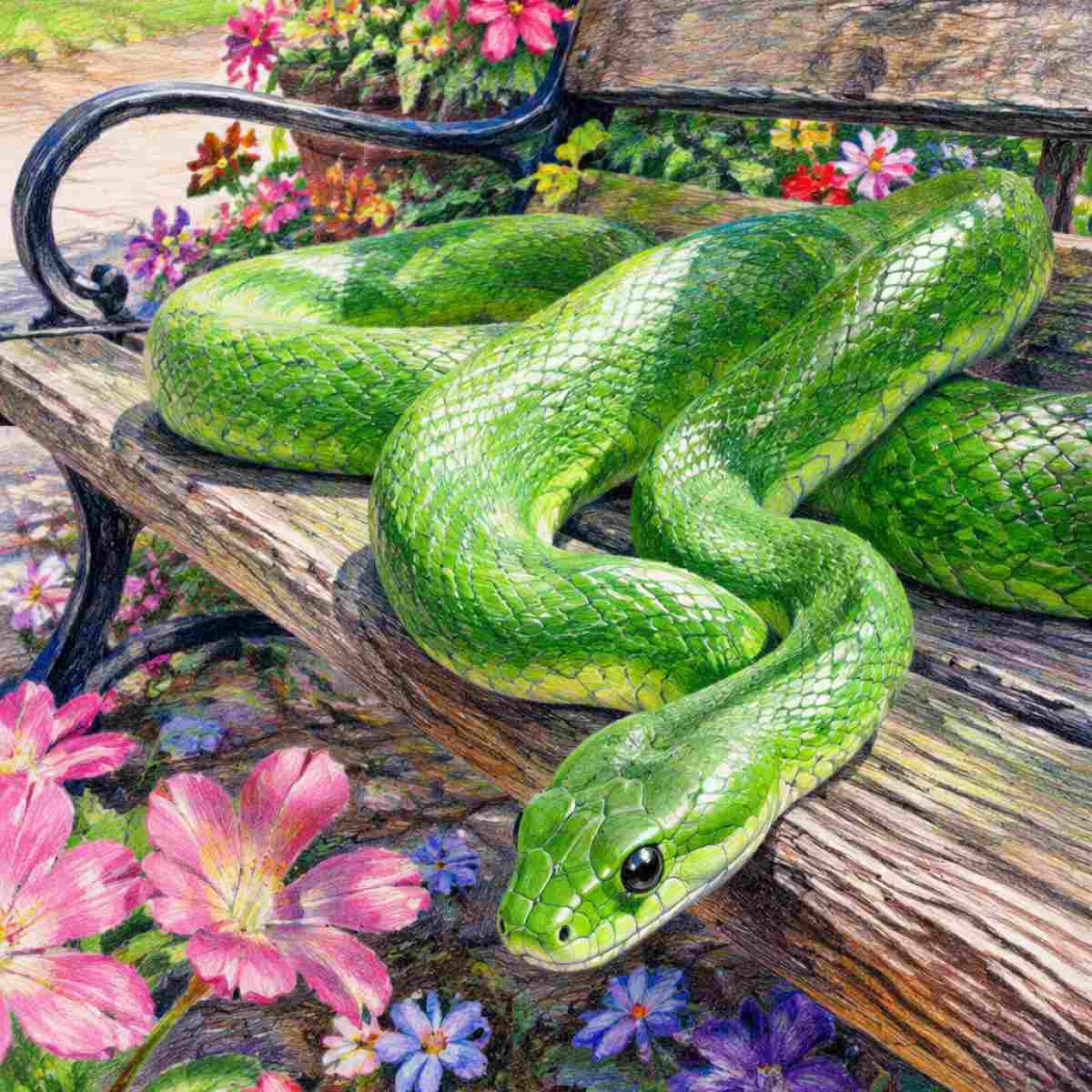Dream About Green Snake