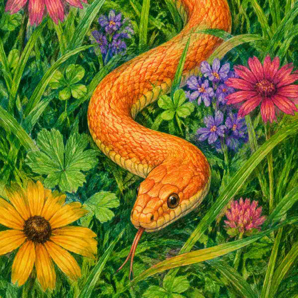 Dream About Orange Snake