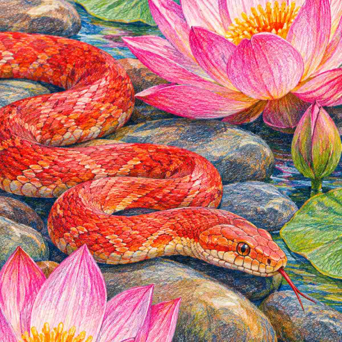 Dream About Red Snake