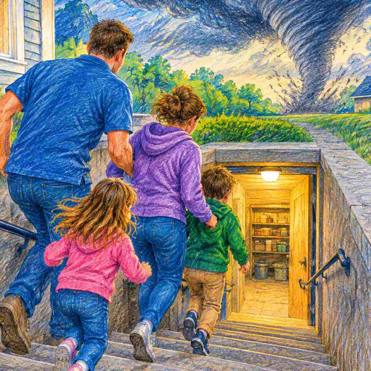 Dream About Taking Shelter from Tornado