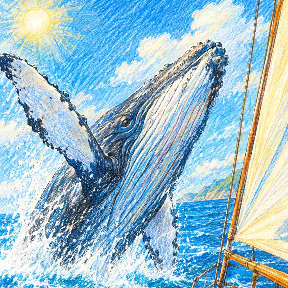 Dream of a Whale Jumping Out the Water