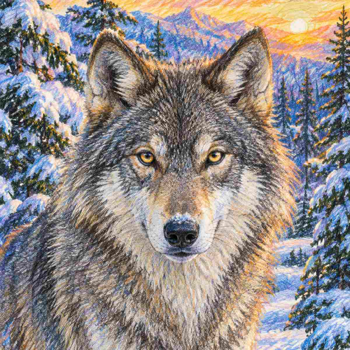 Dream of a Wolf Staring at Me