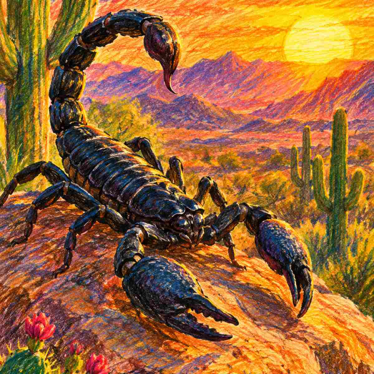 Dream of Black Scorpion