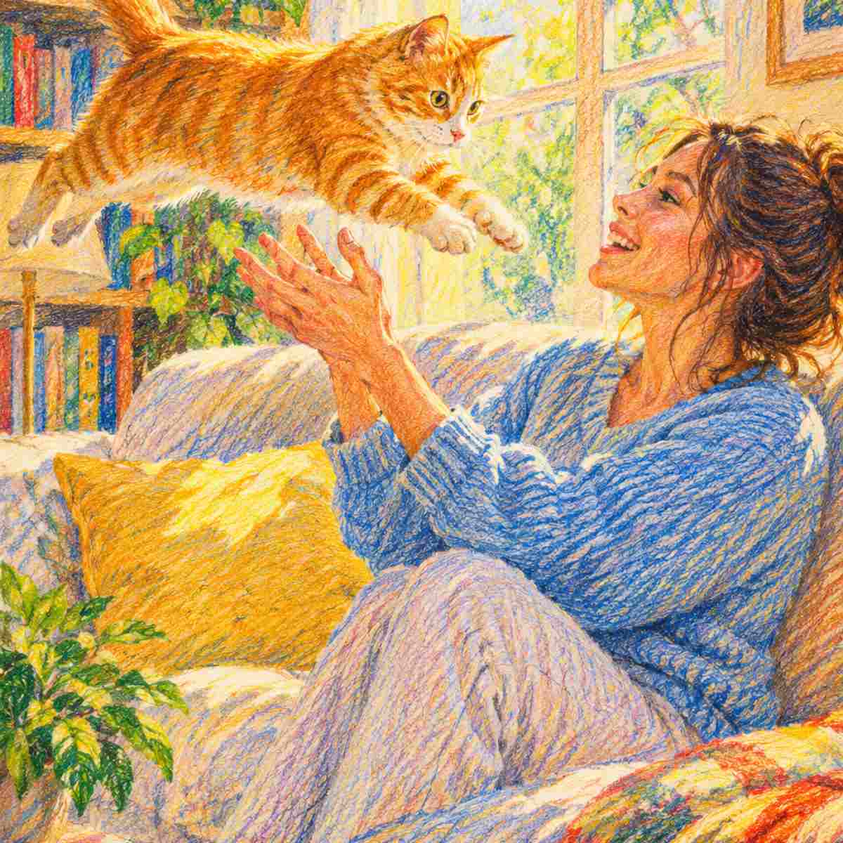 Dream of Cat Jumping on Me