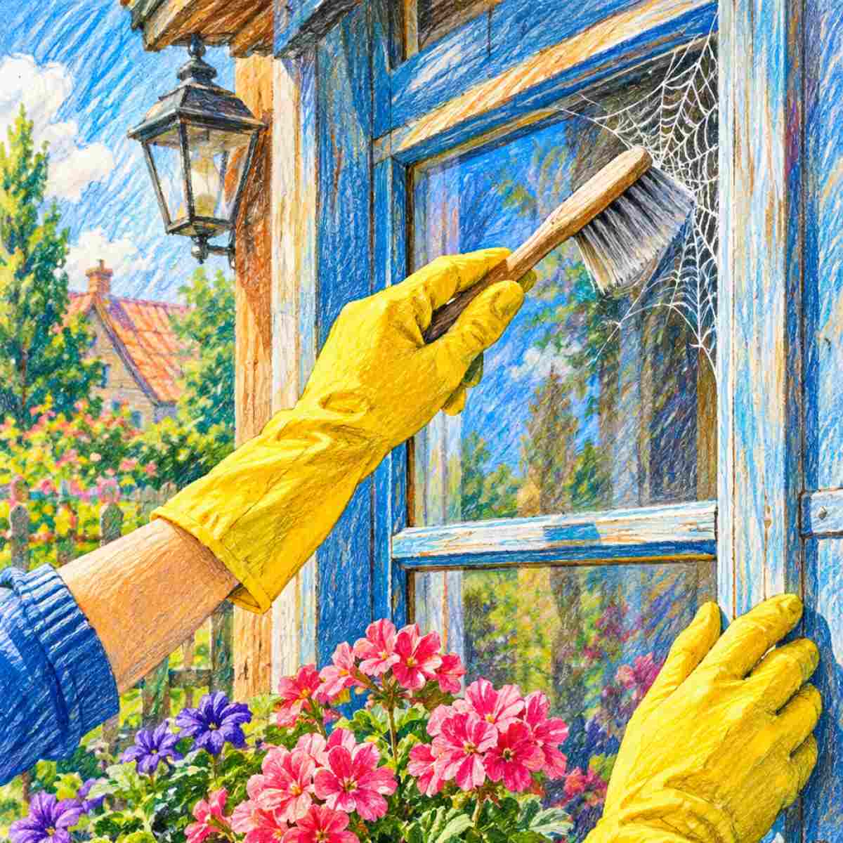 Dream of Cleaning Spider Webs