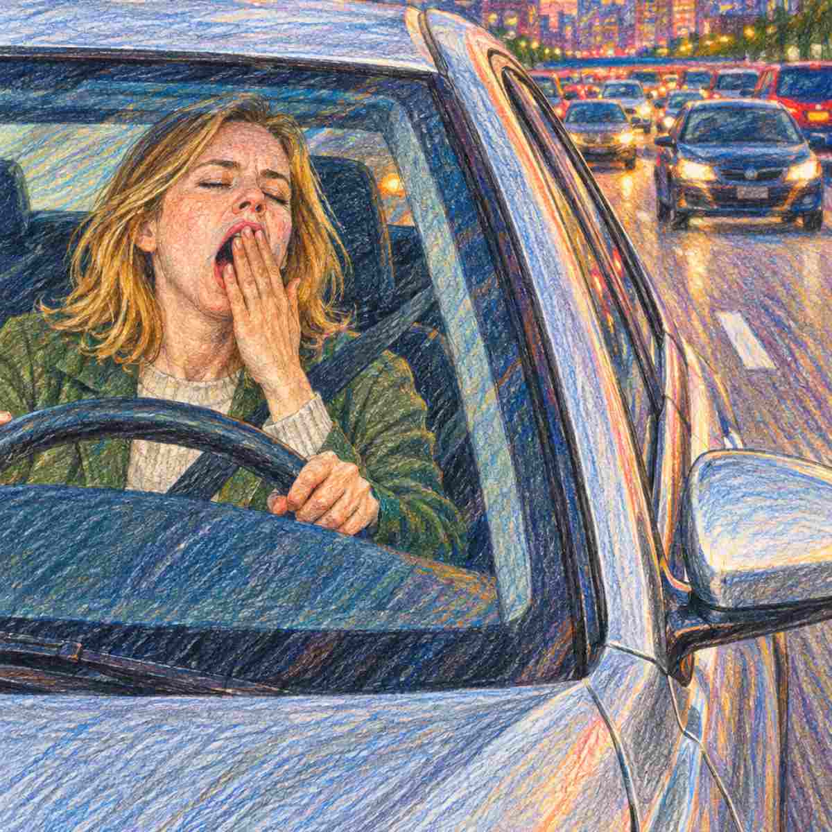 Dream of Falling Asleep While Driving