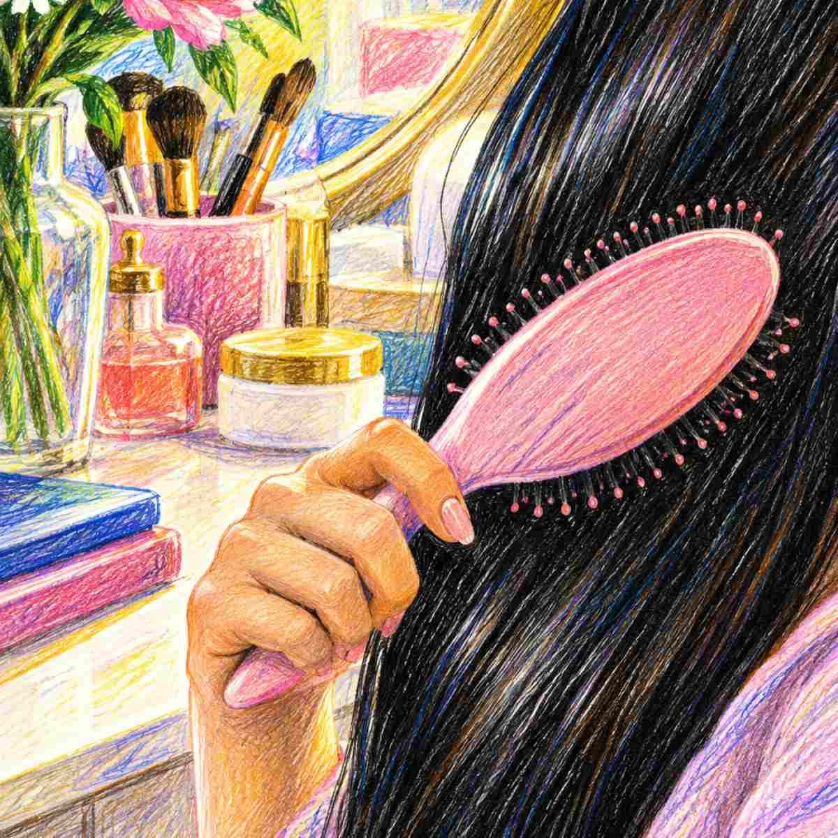 Seeing Long Black Hair in Dream Meaning