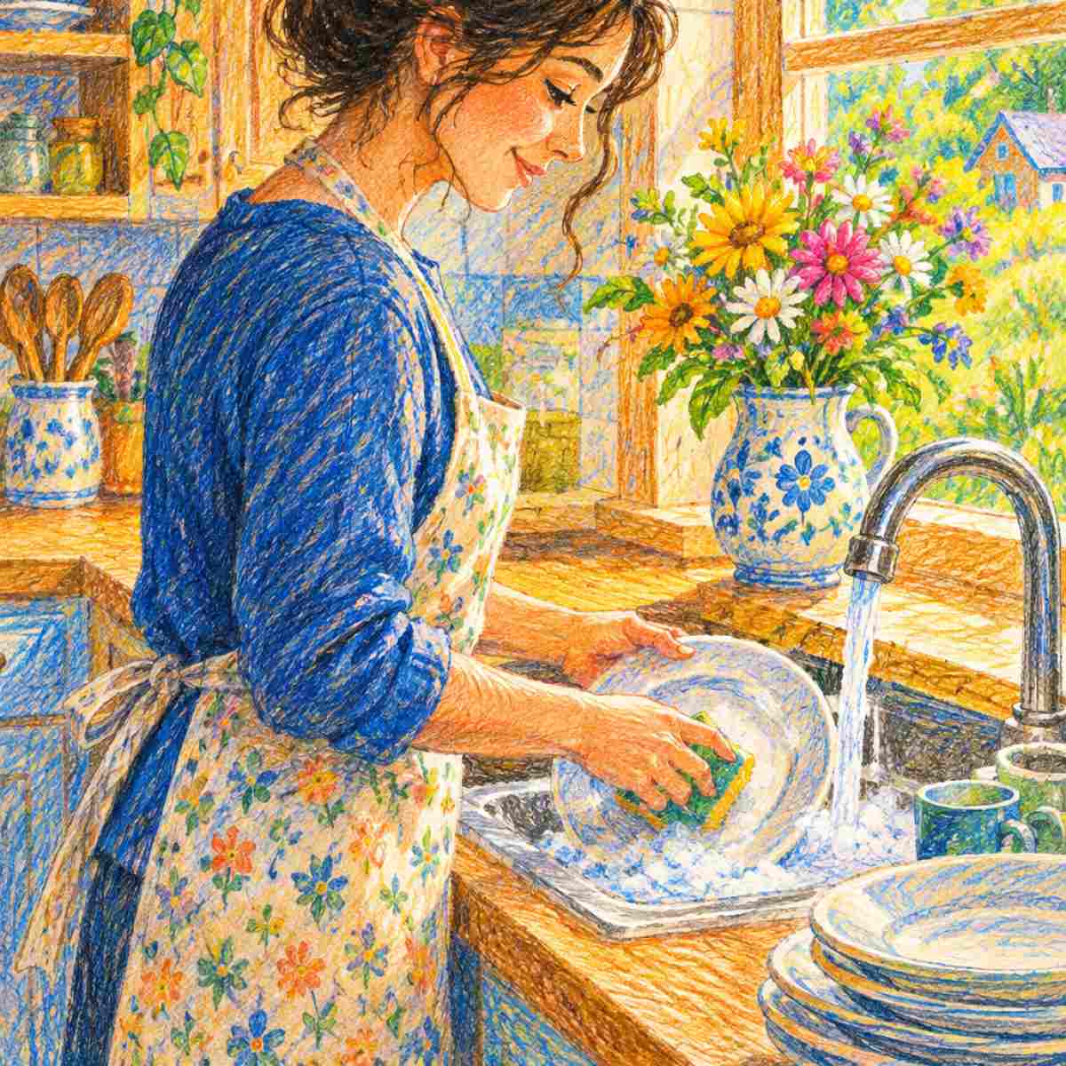 Washing Dishes Dream