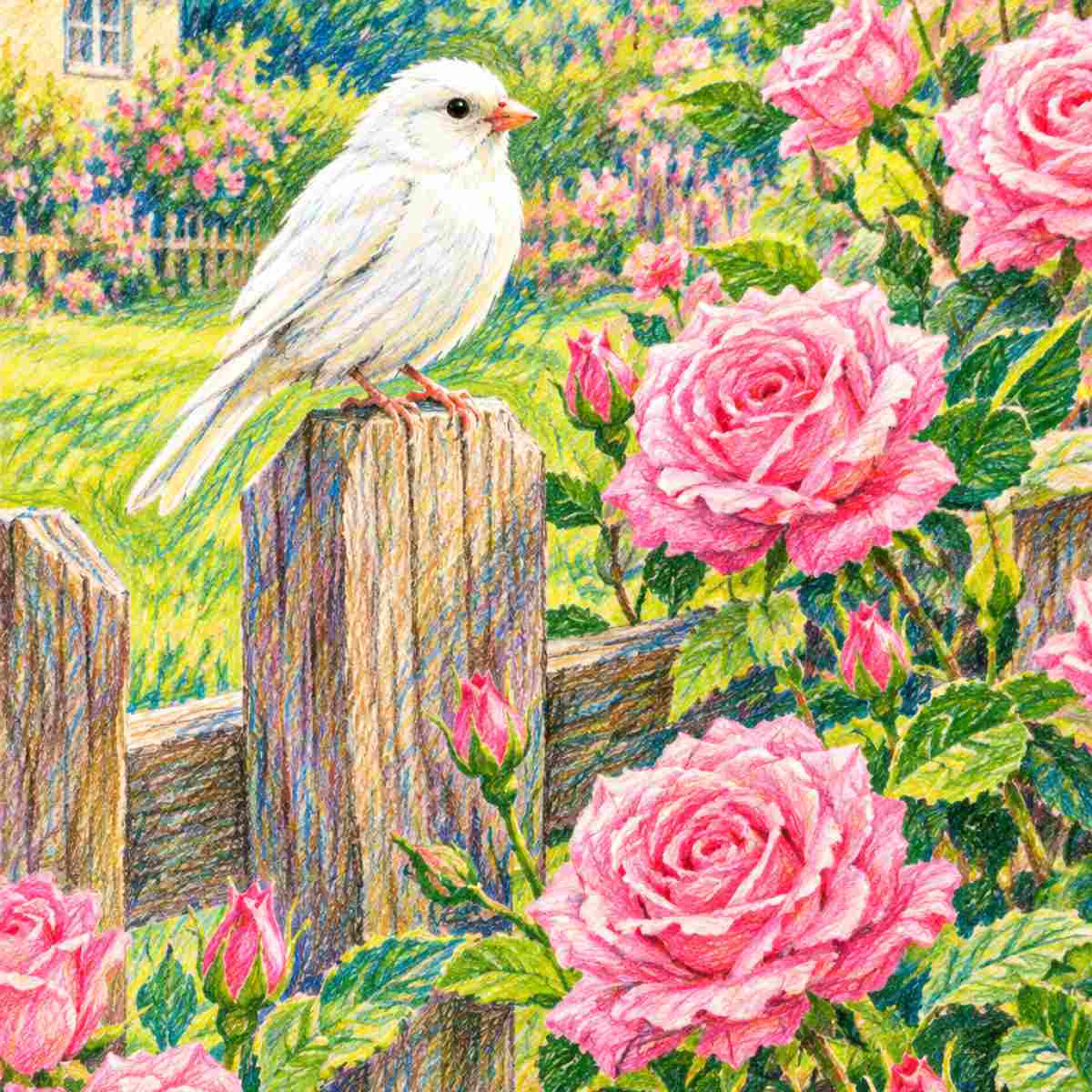 White Bird in Dream