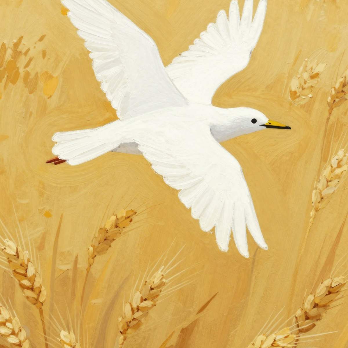 White Bird in Dream